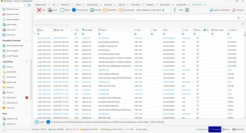 USB activity auditing